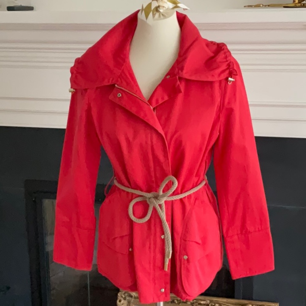 Carolina Herrera Red Utility Jacket